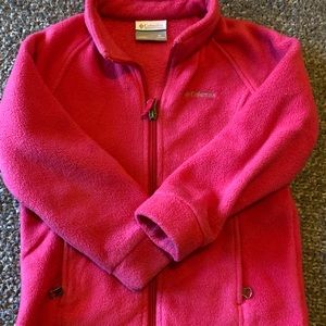 Girls Columbia fleece jacket